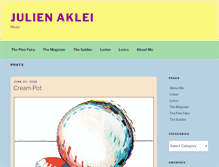 Tablet Screenshot of julienaklei.com
